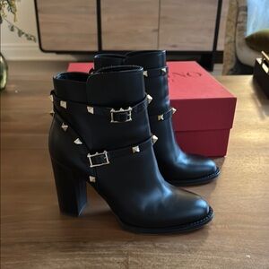 Valentino Black Studded Women's Boots